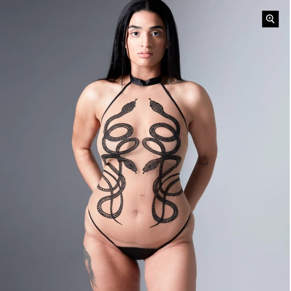 Thistle and Spire Medusa Bodysuit Black Size Large